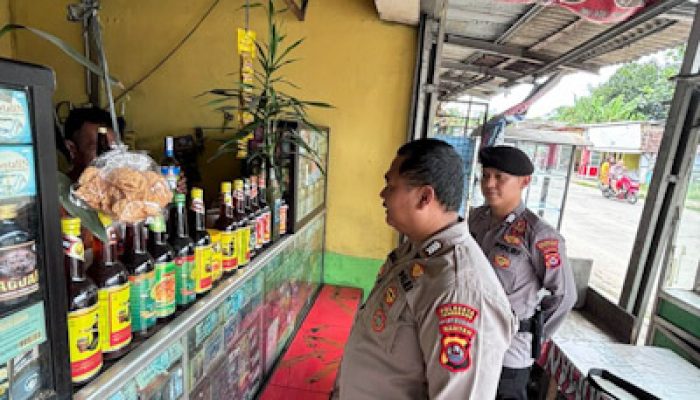 Satgas Preventif Polresta Tangerang Minta Toko Jamu Tak Edarkan Miras