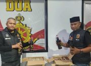 Operasi Pekat Maung 2026, Polsek Cikula Amankan Puluhan Botol Miras