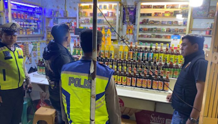 Reskrim Polsek Cikupa Operasi Pekat Sasaran Miras