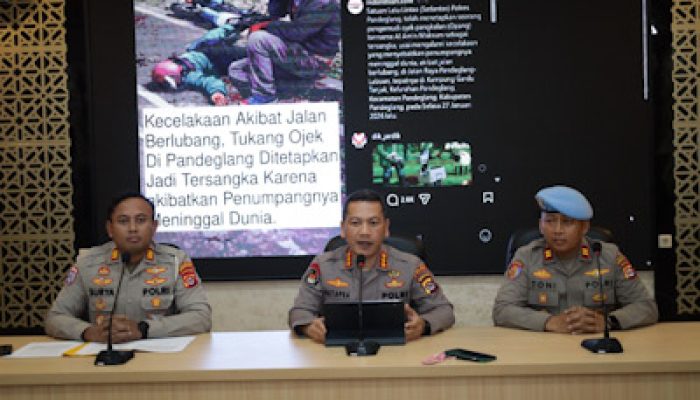 Polda Banten Sampaikan Perkembangan Penanganan Laka Lantas di Pandeglang