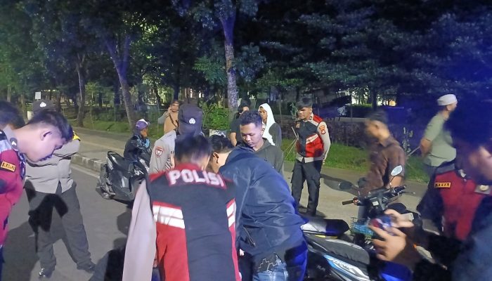 Polresta Tangerang Bubarkan Aksi Balap Lari Jelang Sahur
