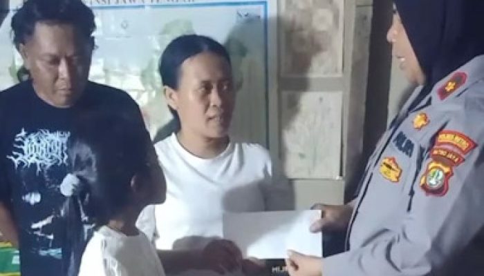 Kapolres Metro Tangerang Kota Beri Tali Asih dan Alat Lukis untuk Anak Pemulung