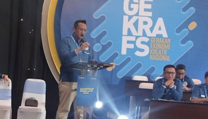 Hadir di Rakernas Gekrafs 2026, Agung Winarto Dorong Pembuatan Rencana Induk Ekonomi Kreatif Banten