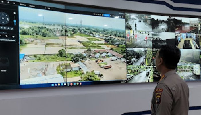 Pantauan CCTV Banjir di Sejumlah Wilayah Cilegon Surut