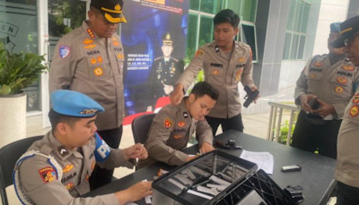 Polresta Tangerang Periksa Senpi Seluruh Anggota