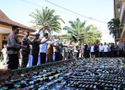 Polda Banten Musnahkan Ribuan Botol Miras Hasil Operasi Pekat Maung 2026