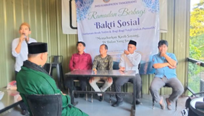 JMSI Kabupaten Tangerang Tebar Kepedulian Ramadan, Bagikan Takjil, Sembako hingga Santuni Yatim