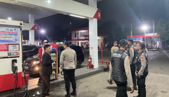 Isu Kenaikan BBM, Polres Metro Tangerang Kota Turun Jaga SPBU