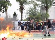 Simulasi Kesiapan Polda Banten Amankan May Day
