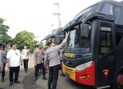 Polda Banten Cek Kesiapan Kendaraan untuk Pengamanan Hari Buruh