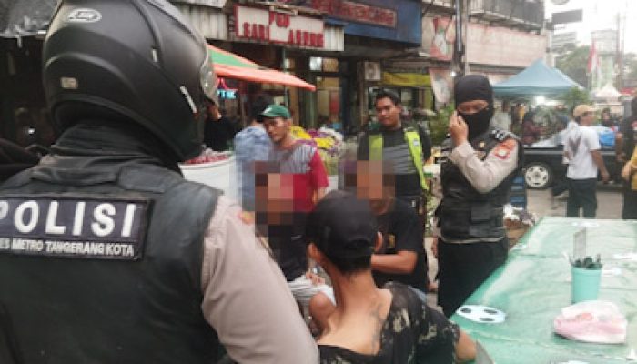 Tiga Pelaku Aksi Brutal di Pasar Lama Tangerang Ditangkap, Satu Buron