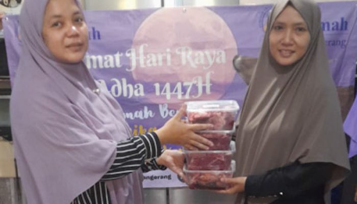 PC Salimah Tangerang Salurkan 250 Paket Daging Qurban