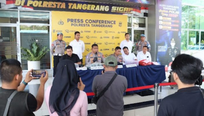 Polresta Tangerang Bongkar Jaringan Narkotika Sintetis Lintas Wilayah
