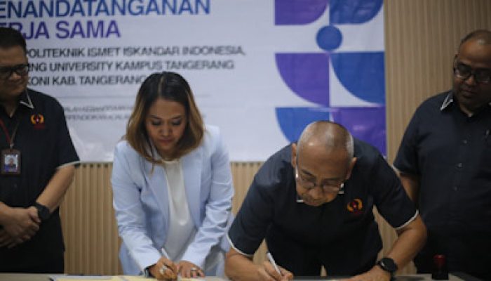 Atlet Bisa Kuliah Gratis, KONI Kabupaten Tangerang Gandeng Tanri Abeng University dan Politeknik Ismet Iskandar