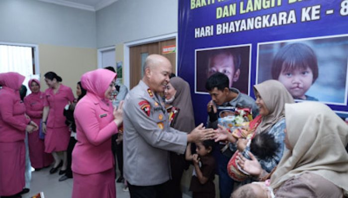 Sambut HUT Bhayangkara ke-80, Polda Banten Operasi Bibir Sumbing Puluhan Anak