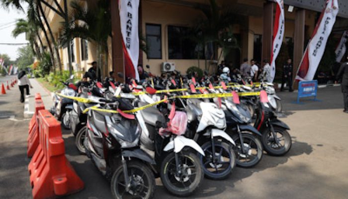 Ditreskrimum Polda Banten Ungkap Dua Kasus Curanmor dan Senpi Rakitan, Amankan Tersangka dan Kendaraan