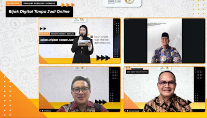Ancaman Judi Online Meningkat, Komdigi dan DPR RI Dorong Literasi Digital Masyarakat