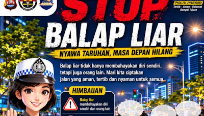 Polda Banten Edukasi Bahaya Balap Liar