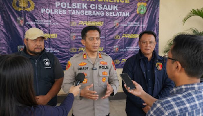 Polsek Cisauk Amankan Pelaku Curat