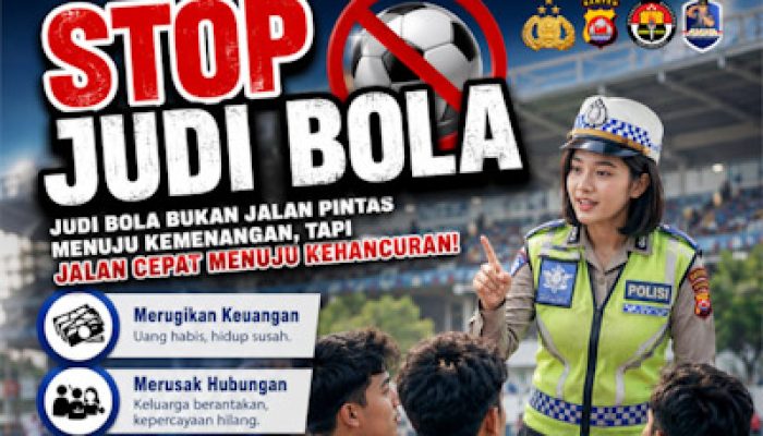 Polda Banten Edukasi Bahaya Judi Bola Online