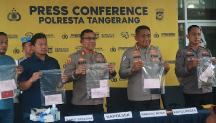 Polresta Tangerang Ringkus Pelaku Curas di Tigaraksa, Penadah DPO