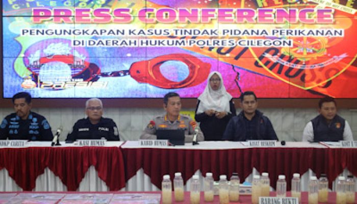 Polres Cilegon Gagalkan Penyelundupan 50 Ribu Benih Bening Lobster