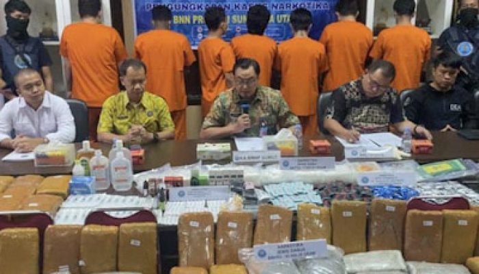 BNN Sumut Gagalkan Peredaran 92 Kg Ganja Jaringan Aceh-Medan, 2 Orang Diamankan