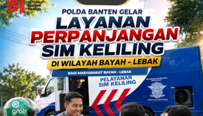 Polda Banten Hadirkan Layanan SIM Keliling Di Lebak