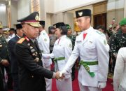 Kapolda Hadiri Pengukuhan Paskibraka dan Pasukan 45 Provinsi Banten 2026