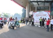 HUT RI, Bikers Tangerang Konvoi Merah Putih Deklarasi Pelopor Kamtibmas