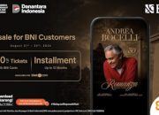 BNI Hadirkan Akses Eksklusif Menikmati Andrea Bocelli “Romanza” di Indonesia