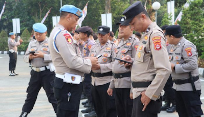 Sipropam Polresta Tangerang Cek HP Personel Terkait Judi Online