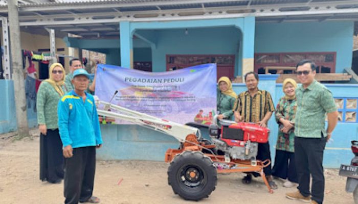 Dukung Ketahanan Pangan Banten, PT Pegadaian Serahkan Bantuan 7 Unit Traktor untuk Kelompok Tani di Pandeglang dan Serang