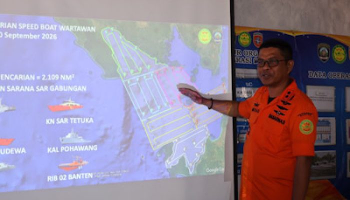 Tim Gabungan Perluas Pencarian Speed Boat Hilang Kontak di Selat Sunda