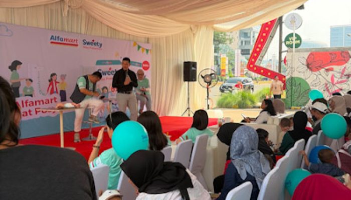 Alfamart dan Sweety Lanjutkan Komitmen Melalui Program Alfamart Sahabat Posyandu