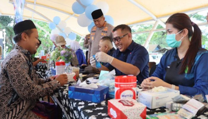 HUT Lalu Lintas, Warga Ramai Cek Kesehatan Gratis Satlantas Polresta Tangerang