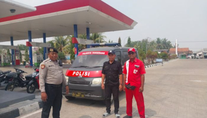 Polsek Mauk Monitoring Stok BBM dan Antrean SPBU