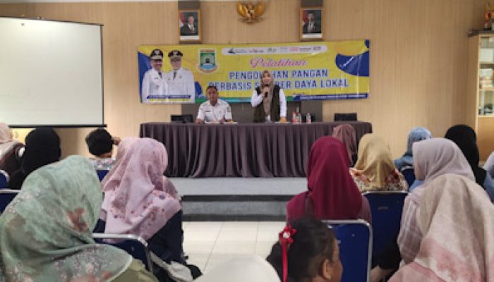 Dinas Ketahanan Pangan Kota Tangerang Beri Pelatihan Pengolahan Pangan di Kelurahan Karang Anyar