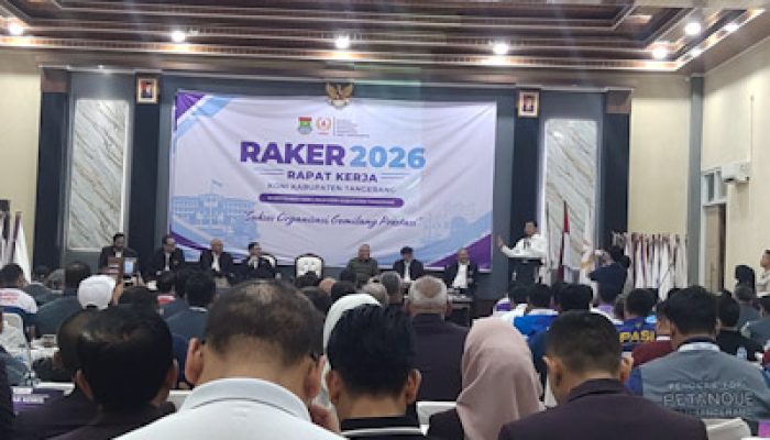 Bupati Tangerang Hadiri Raker KONI, Penguatan Jelang Porprov VII Banten