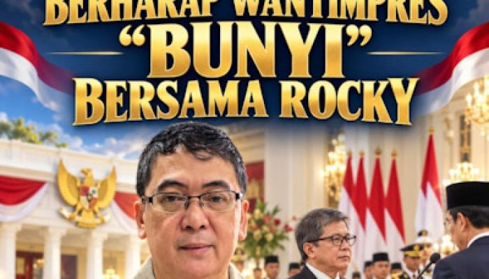 Berharap Wantimpres “Bunyi” Bersama Rocky