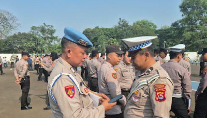 Cegah Judol dan Pinjol, Sipropam Polresta Tangerang Laksanakan Gaktibplin