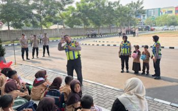 Cegah Perundungan, Polres Metro Tangerang Kota Terima Kunjungan Siswa SDN Sukasari