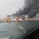 KMP Batu Mandi Terbakar di Perairan Merak