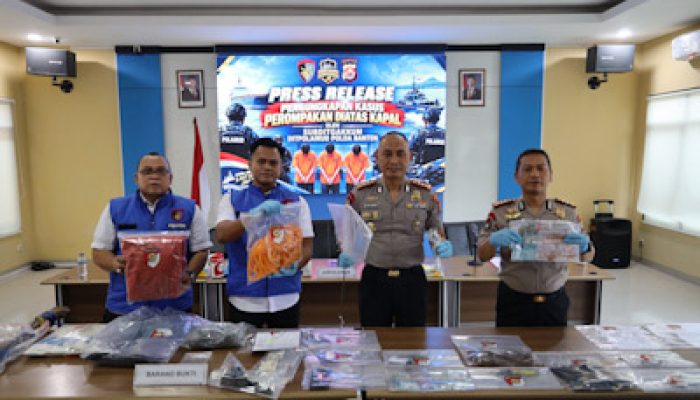 Ditpolairud Ungkap Dua Kasus Pencurian di Kapal, Tiga Tersangka Diamankan