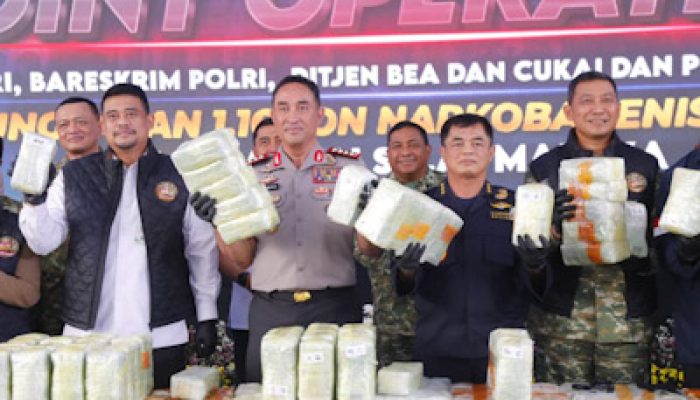 Polri Ungkap Penyelundupan 1,16 Ton Ketamin di Sumut
