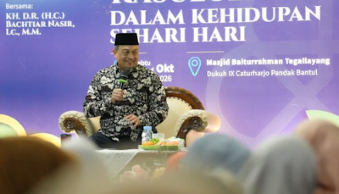 Tabligh Akbar di Bantul, UBN Ingatkan Bahaya Ketergantungan Anak pada AI